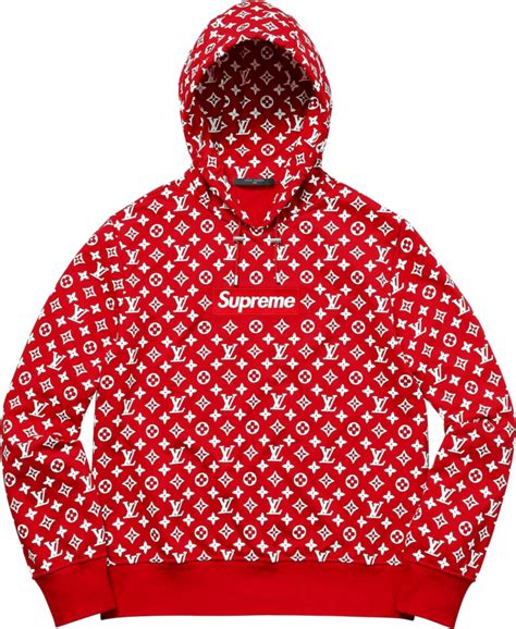 louis vuitton supreme jumper price|louis vuitton supreme red hoodie.